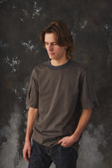 N.HOOLYWOOD Compile Big T-Shirt 日本設計師品牌 綠色棉質大廓型圓領短袖上衣