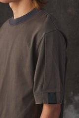 N.HOOLYWOOD Compile Big T-Shirt 日本設計師品牌 綠色棉質大廓型圓領短袖上衣