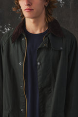 Barbour OS Wax Burghley Jacket 寬版油布長版大衣 全新