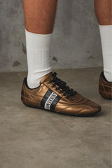 Dirk Bikkemberg Leather Soccer/Football Sneakers (Metallic Gold) 皮革足球休閒運動鞋