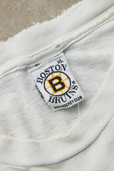 Vintage 1990s Ray Bourque Boston Bruins NHL Player T-Shirt 90年代復古 波士頓棕熊隊球員短T