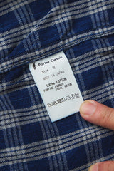 Porter Classic PALAKA SHORT SLEEVE SHIRT - INDIGO