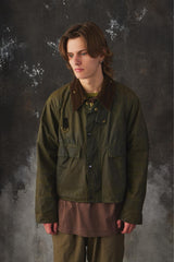 Barbour Spey Wax Jacket -Olive 短版油蠟布夾克 淺色