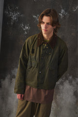 Barbour Spey Wax Jacket -Olive 短版油蠟布夾克 淺色
