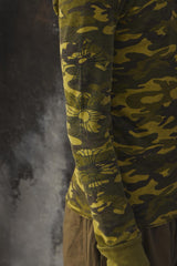 Chrome Hearts Womens Camo Thermal Long Sleeve T-Shirt 克羅心女款迷彩華夫格長袖上衣