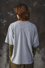 ISNESS MUSIC - Techno T-Shirt 日本設計師品牌 寬鬆落肩印花短袖上衣