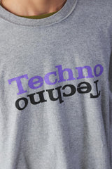 ISNESS MUSIC - Techno T-Shirt 日本設計師品牌 寬鬆落肩印花短袖上衣