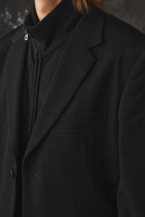 Yohji Yamamoto COSTUME D'HOMME Wool Gabardine 2-Button Suit Jacket 山本耀司 黑色羊毛雙紐扣西裝外套 全新含吊牌