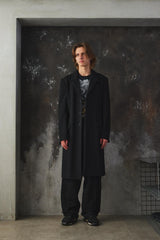 REGULATION Yohji Yamamoto - Wool Gabardine Doctor Jacket 山本耀司 黑色羊毛醫生夾克
