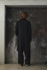 REGULATION Yohji Yamamoto - Wool Gabardine Doctor Jacket 山本耀司 黑色羊毛醫生夾克