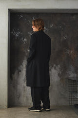 REGULATION Yohji Yamamoto - Wool Gabardine Doctor Jacket 山本耀司 黑色羊毛醫生夾克