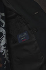 REGULATION Yohji Yamamoto - Wool Gabardine Doctor Jacket 山本耀司 黑色羊毛醫生夾克