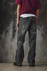 Number (N)ine AW04 "Give Peace a Chance" Patchwork Distressed Denim 宮下貴裕 破壞貼布牛仔褲