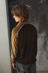 ”Sigallo” Vintage Terry Cloth Open Collar Polo Shirt 古著雙色毛巾布開領Polo衫
