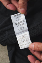 TIGHTBOOTH PRODUCTION DIAMOND ROLL-UP SHIRT 日本滑板品牌 黑色棉質菱格紋刺繡捲袖襯衫