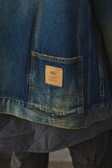MADNESS 20FW MDNS TYPE 1 DENIM JACKET 余文樂 復古黃泥刷色牛仔外套 日本製