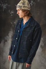 OLD JOE BRAND OPEN COLLAR RANCH JACKET 日本設計師品牌 開領式牧場丹寧夾克