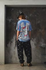 Vintage 90s Los Angeles Dodgers "Front Pages" All Over Print T-Shirt 90年代 洛杉磯道奇隊「報紙頭版」滿版印花古著短T