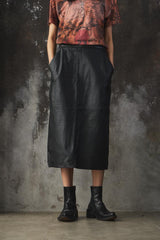 Vintage European Leather Pencil Skirt 古著 皮革鉛筆裙