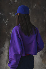 90s Venus Retro Nylon Cropped Windbreaker 90年代美國製復古短版尼龍運動外套