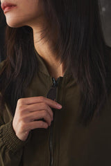 Burberry Brit Olive Green Bomber Jacket 軍綠色防風飛行員夾克外套