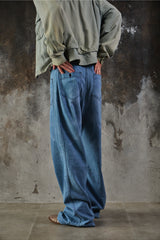 Vintage 1996 U.S. Navy Denim Utility Trousers (Dungarees) 美軍公發水洗喇叭牛仔褲