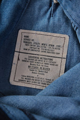 Vintage 1996 U.S. Navy Denim Utility Trousers (Dungarees) 美軍公發水洗喇叭牛仔褲