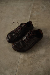 Trippen "Sheet" Brown Leather Shoes 棕色解構皮革綁帶皮鞋