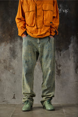PLEASURES Dizzy 5 Pocket Denim Pant 美國街頭品牌 緹花牛仔長褲