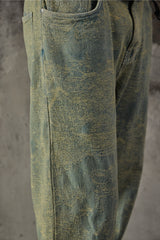 PLEASURES Dizzy 5 Pocket Denim Pant 美國街頭品牌 緹花牛仔長褲