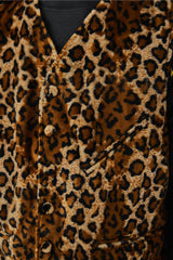 Engineered Garments Reversible Vest - Leopard Fleece / Paisley 雙面穿剪絨豹紋變形蟲圖騰背心