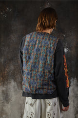Engineered Garments Reversible Vest - Leopard Fleece / Paisley 雙面穿剪絨豹紋變形蟲圖騰背心