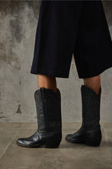 Vintage Stetson Leather Western Cowboy Boots 綠色全皮革手工西部牛仔靴