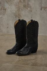 Vintage Stetson Leather Western Cowboy Boots 綠色全皮革手工西部牛仔靴