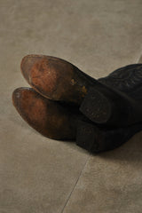 Vintage Stetson Leather Western Cowboy Boots 綠色全皮革手工西部牛仔靴