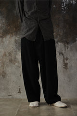 Yohji Yamamoto POUR Homme Wool Gabardine Big String Pants 山本耀司主線大抽繩羊毛寬褲