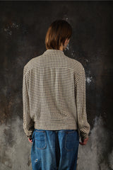 1940s Rubin Grais &Sons Ricky Rayon Gabardine Jacket DAN RIVER FABRIC