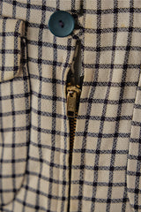 1940s Rubin Grais &Sons Ricky Rayon Gabardine Jacket DAN RIVER FABRIC