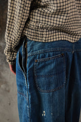 1950s Vintage Side Brass Waldes Zipper Ranch Pants 古著側開襟牧場褲