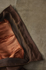 1950s CONMATIC Zipper Windowpane Gabardine Jacket 50年代 窗格紋短版休閒外套 復古黃銅拉鍊