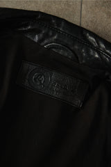 SPORT b. Lambskin Leather Biker Jacket 經典羊皮斜拉鍊騎士皮衣外套