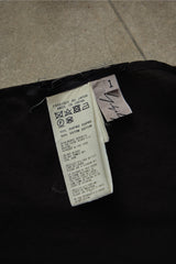 Yohji Yamamoto FEMME Asymmetric Cloak Manto Docking Long Shirt 山本耀司女裝主線 不對稱斗篷披風解構長版襯衫