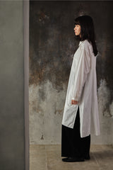 Yohji Yamamoto S'YTE Dual-Pocket Loose Long Shirt 山本耀司 棉質雙口袋寬鬆長版白襯衫