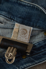 Vintge Y2K Diesel HUSH DS Distressed Mud-Wash Low-Rise Bootcut Jeans 髒污感作舊雙釦微喇叭牛仔褲 意大利製