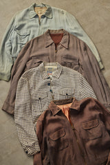 1950s Jim Clinton Sportwear Ricky Rayon Gabardine Jacket 嫘縈華達呢夾克