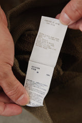 Gosha Rubchinskiy 18AW Velcro Detail Sweatshirt Olive 俄羅斯設計師品牌 魔鬼氈棉質落肩軍綠衛衣