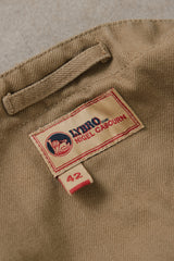 Nigel Cabourn LYBRO Men's Workbench Dungaree Overalls olive 英國工裝品牌 多口袋復古工裝連身吊帶褲