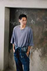 JieDa Dyed Over Size Tee 日本潮流品牌 日系做舊棉質寬鬆五分袖短T