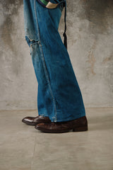 1940~50’s “TEST” Vintage Denim Overalls 原版古著丹寧工裝吊帶褲