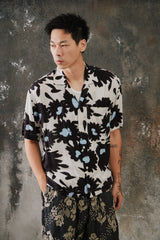 Jacquemus La Chemise Melo Floral Shirt 法國時尚品牌 經典花卉印花古巴領嫘縈襯衫